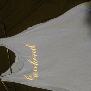 "Be weekend" tank top